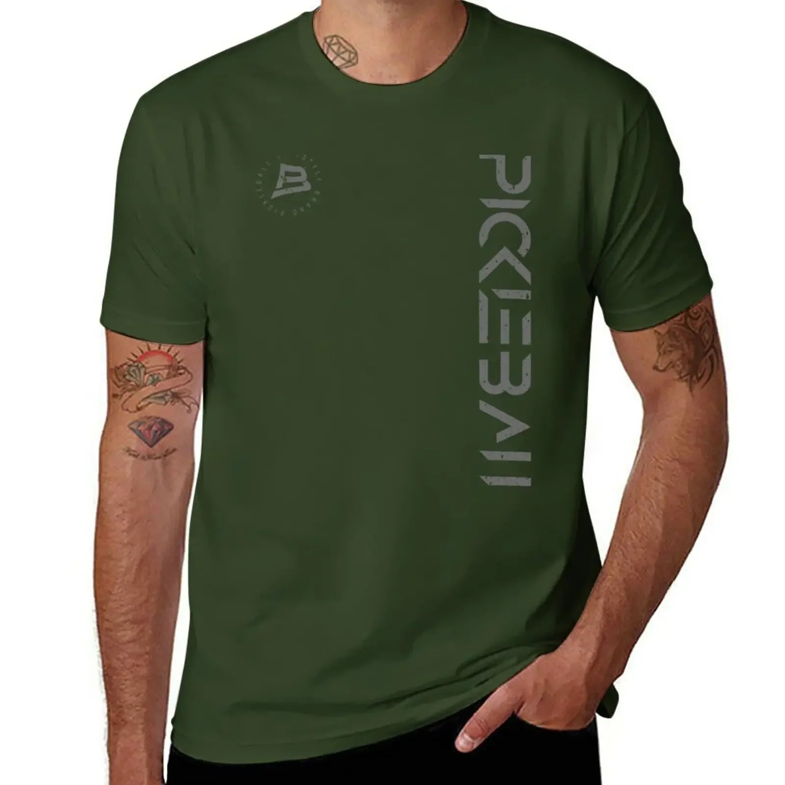 New Pickleball Vertical T-Shirt Oversized t-shirt quick-drying t-shirt sports fan t-shirts mens t shirts
