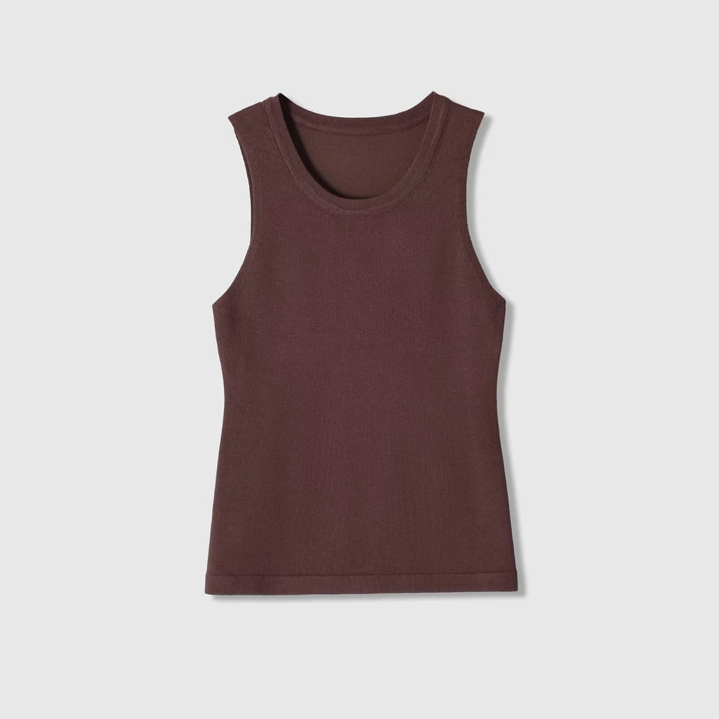 Women's Tank Tops Summer  Female Simple Solid Slimming O-Neck Casual Ribbed Sleeveless Tops Lady Daily Camisoles