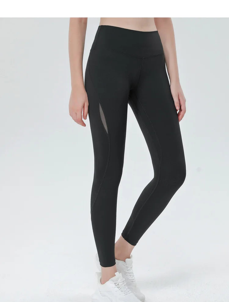 Yoga Pants Push-up Yoga Leggings Women Workout Gym Tights Sexy Sports High Waisted Hollowed out Quick Drying Women Workout Pants