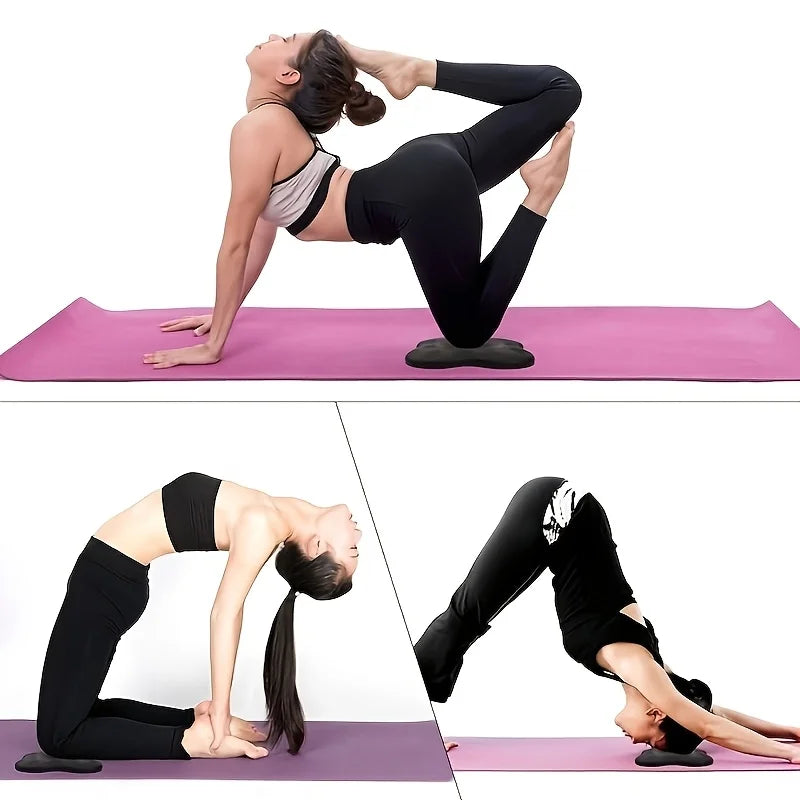 2pcs Yoga Kneeling Mat Thickened Flat Support Mat Knee Pad Portable Elbow Pad Yoga Mat Sports Fitness