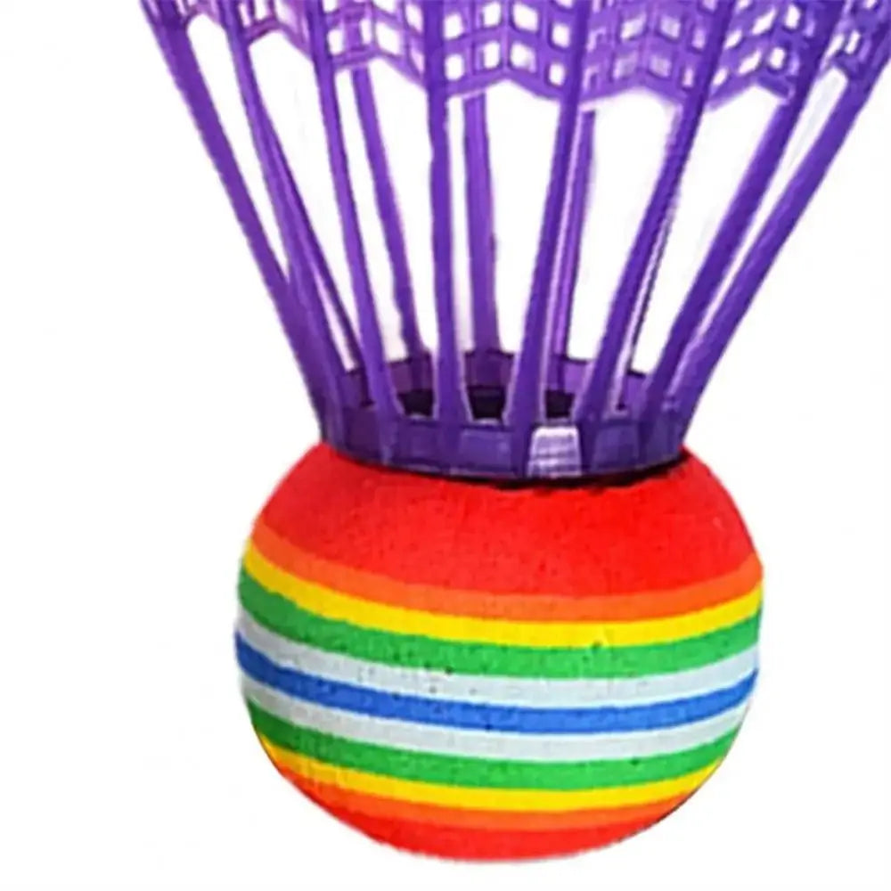 4Pcs Colorful Badminton Shuttlecocks Flying Stability Badminton Balls Outdoor Sports Badminton Accessories Durable Badminton