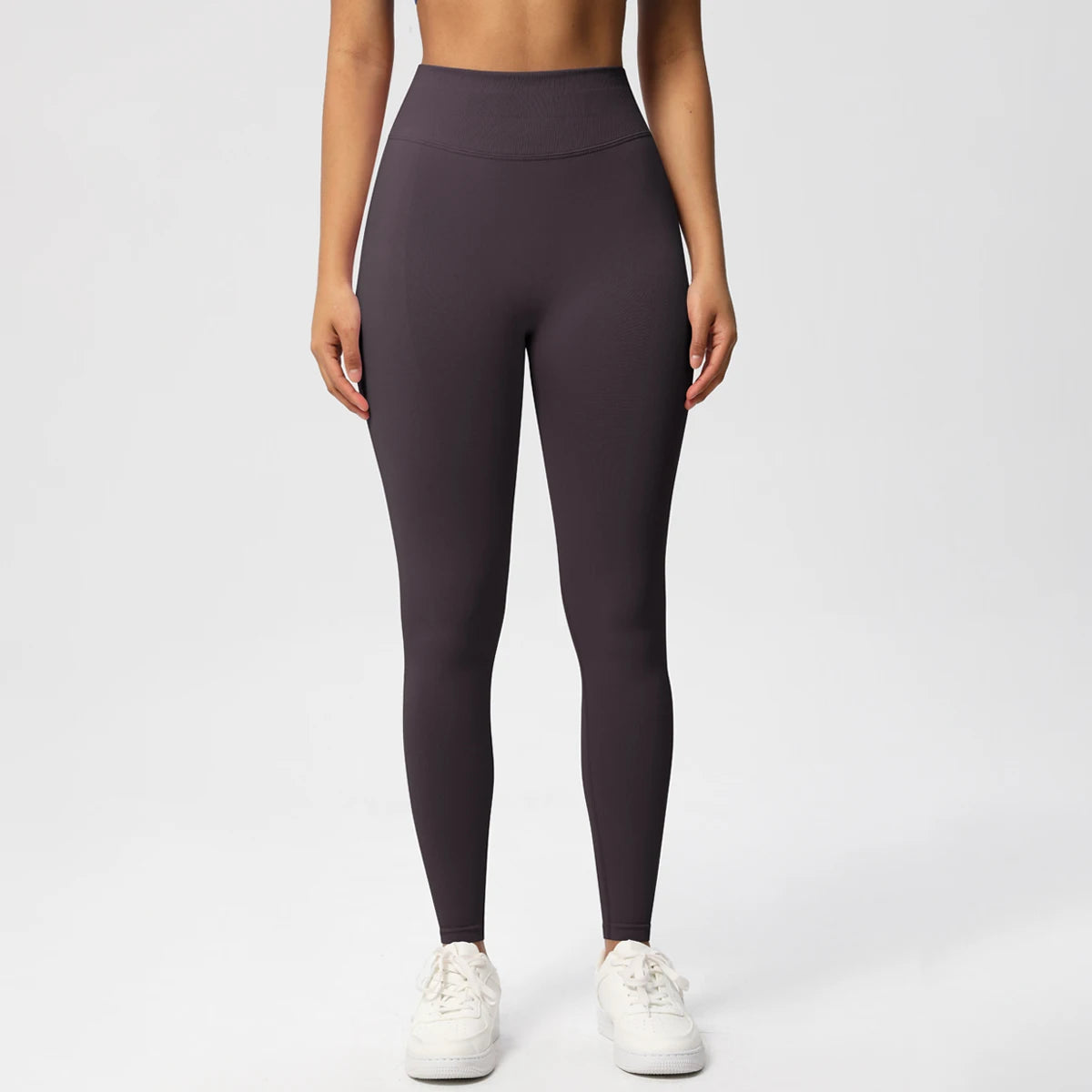 Seamless Women Solid Waist Yoga Pants Three-section Waist Sexy Hip-lifting Tight Sports Pants Fitness Exercise Yoga Pants