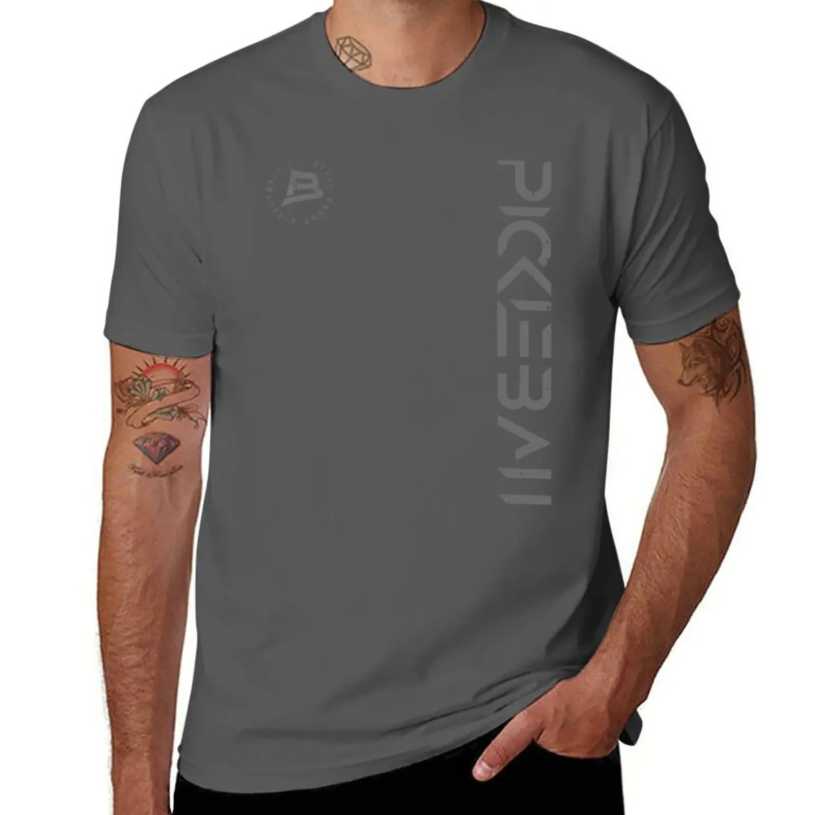 New Pickleball Vertical T-Shirt Oversized t-shirt quick-drying t-shirt sports fan t-shirts mens t shirts
