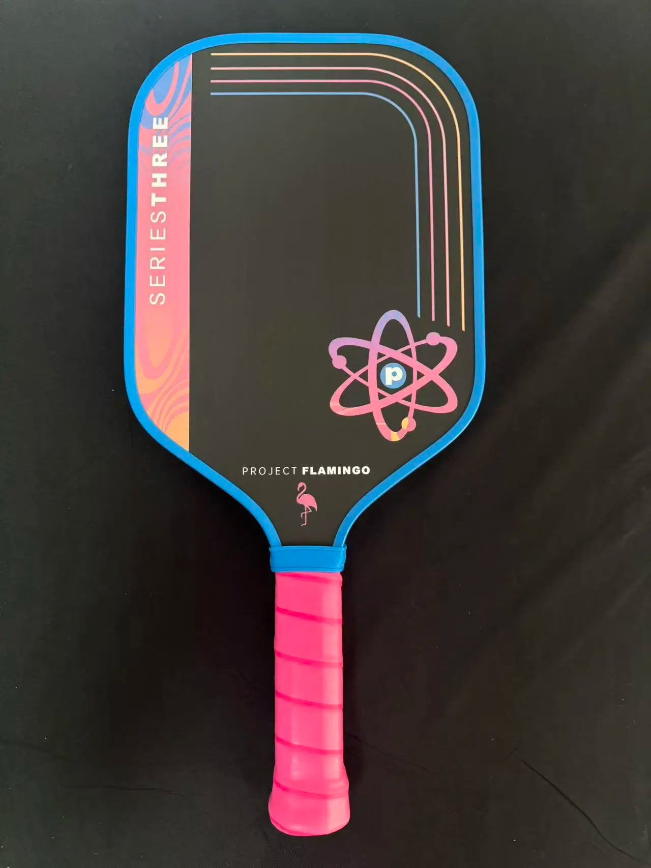 PROJECT PEACOCK Pickleball Paddle, T700 Carbon Fiber Textured Surface, Polymer Honeycomb Core 16MM, Balanced Power&Spin&Control