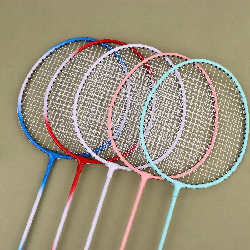 Beginner Badminton Set - Professional Training Durable Leisure Sports Racquet 12-Pack Badminton Racket Kit for All Ages