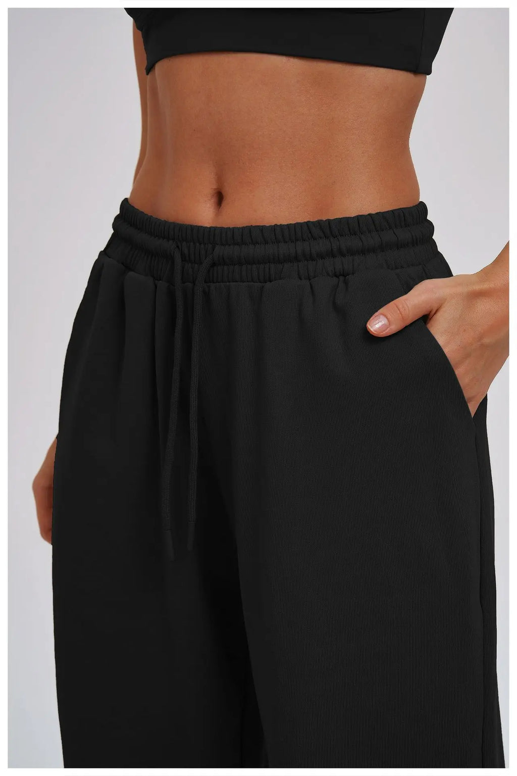 Yoga Pants Women's Gym Workout Pants Loose Wide Leg Casual Straight Leg Pants Outdoor Cycling And Running Sports Pants