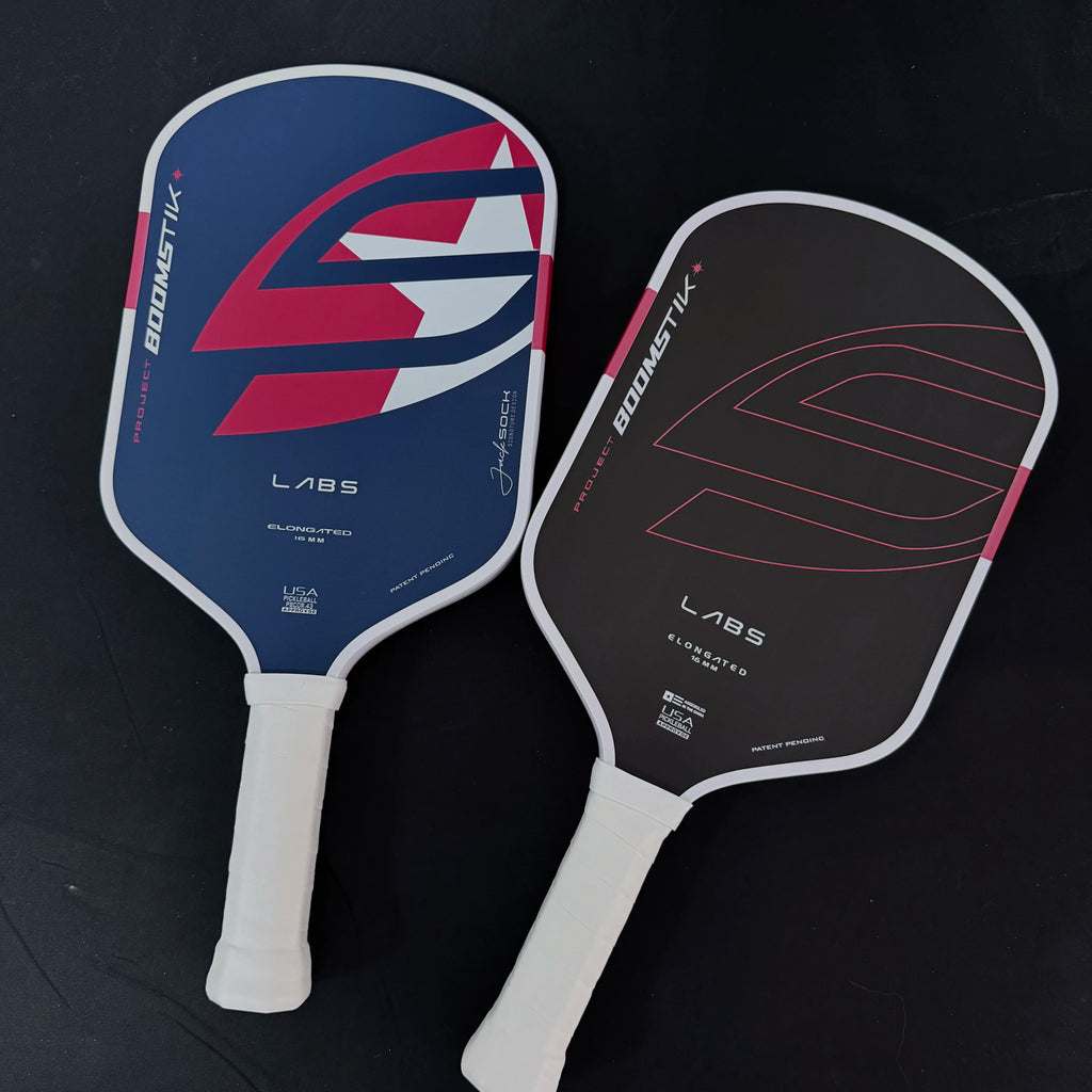 LABS Project Boomstk Elongated Pickleball Paddle 16mm Boom Core Racket Pure Foam Paddle