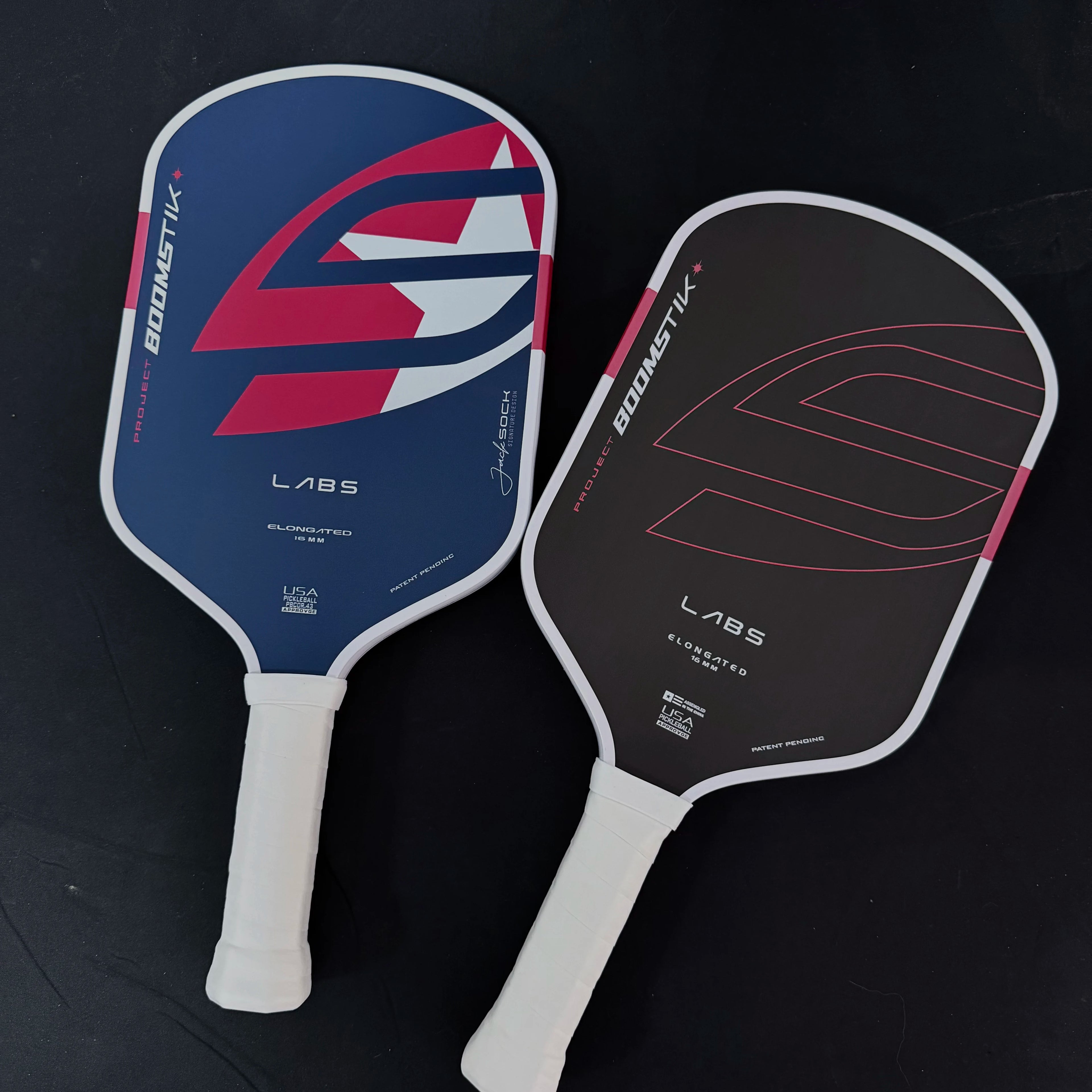 LABS Project Boomstk Elongated Pickleball Paddle 16mm Boom Core Racket Pure Foam Paddle