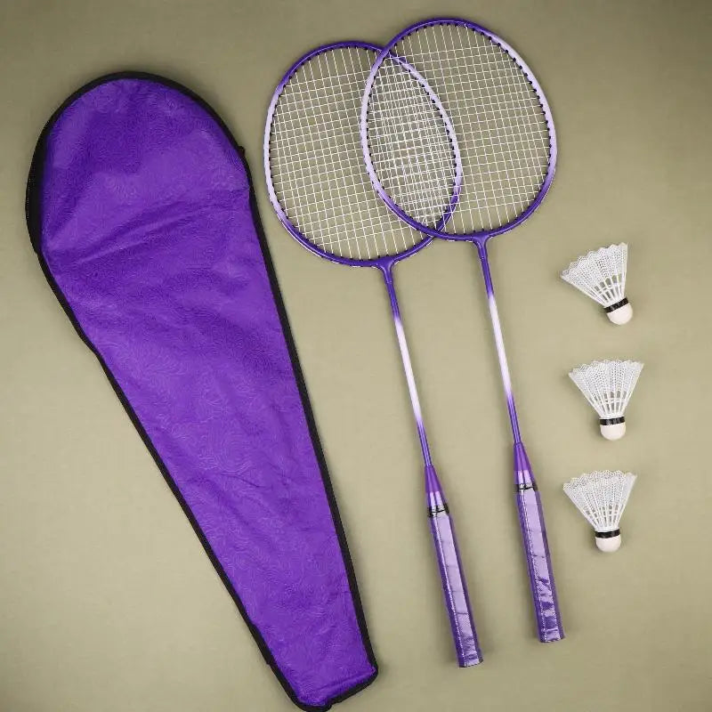Beginner Badminton Set - Professional Training Durable Leisure Sports Racquet 12-Pack Badminton Racket Kit for All Ages