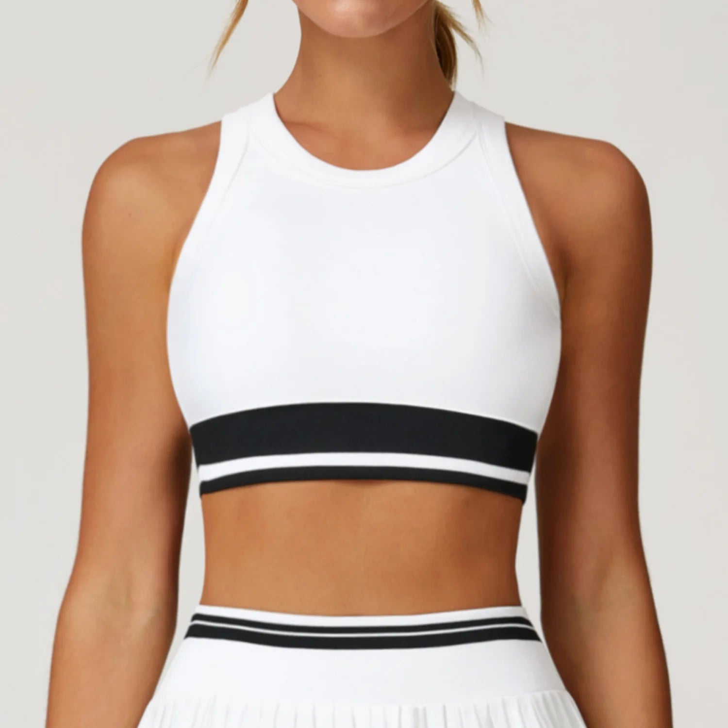 Summer Anti-Glare Tennis Skirts A-line Pleated Yoga Shorts Skirts Women High Waist Sports Fitness Skirt Gym Workout Sportswear