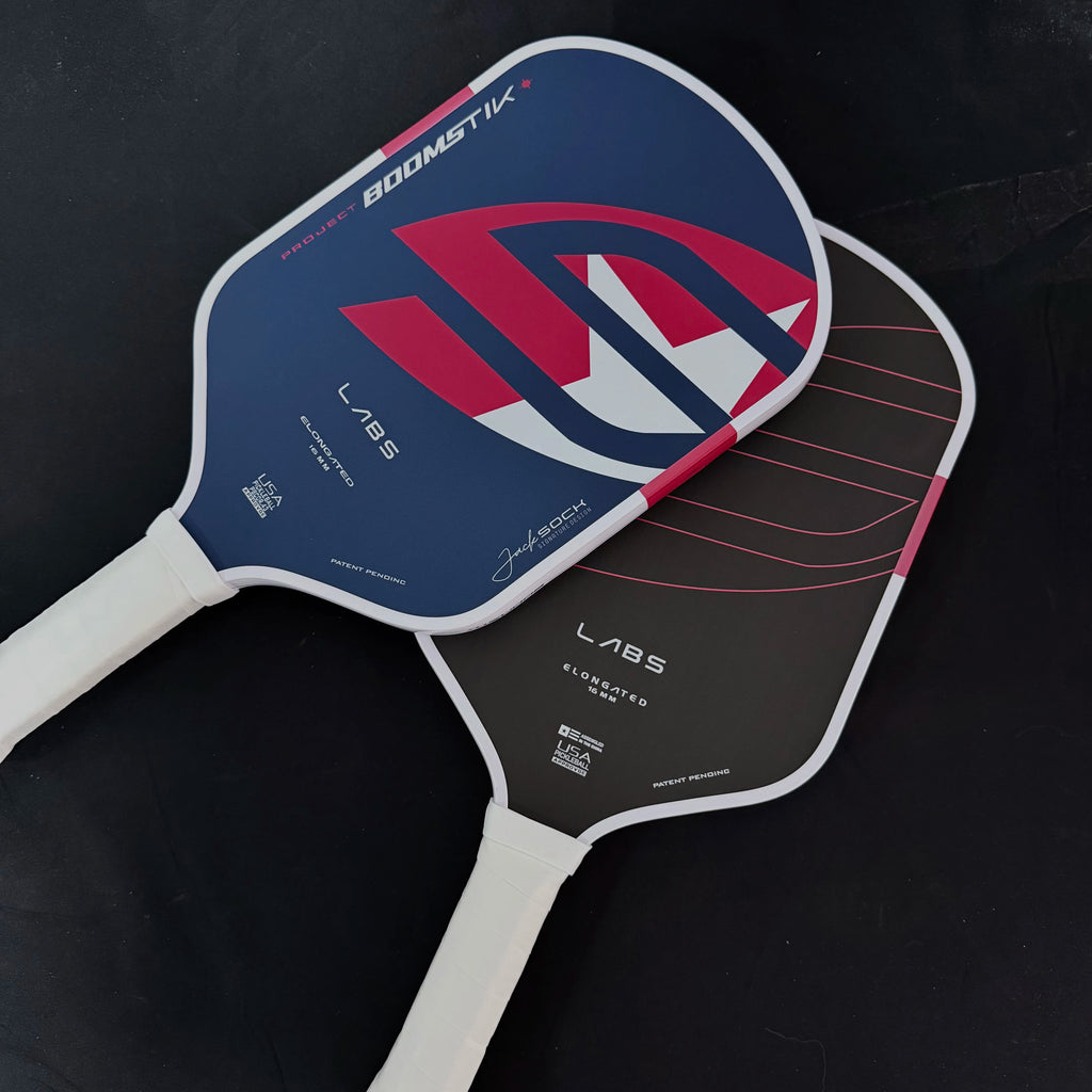 LABS Project Boomstk Elongated Pickleball Paddle 16mm Boom Core Racket Pure Foam Paddle