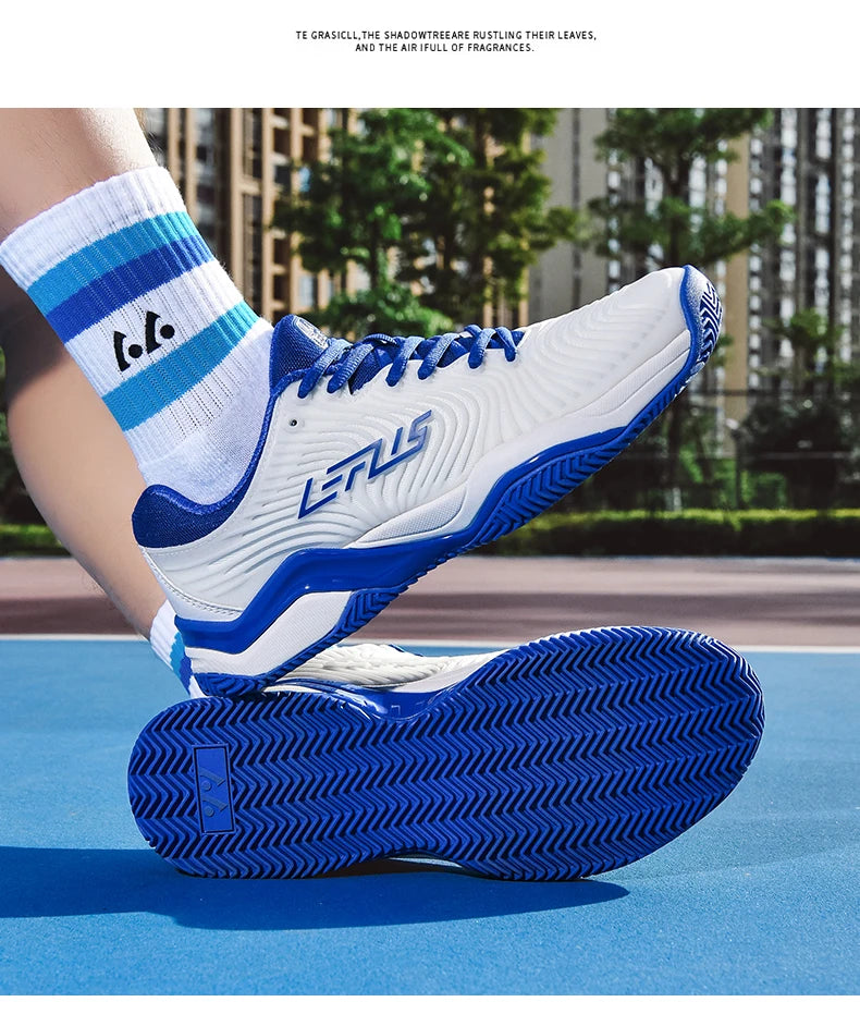 Professional tennis shoes for men and women breathable badminton volleyball shoes for indoor sports training non-slip competitio