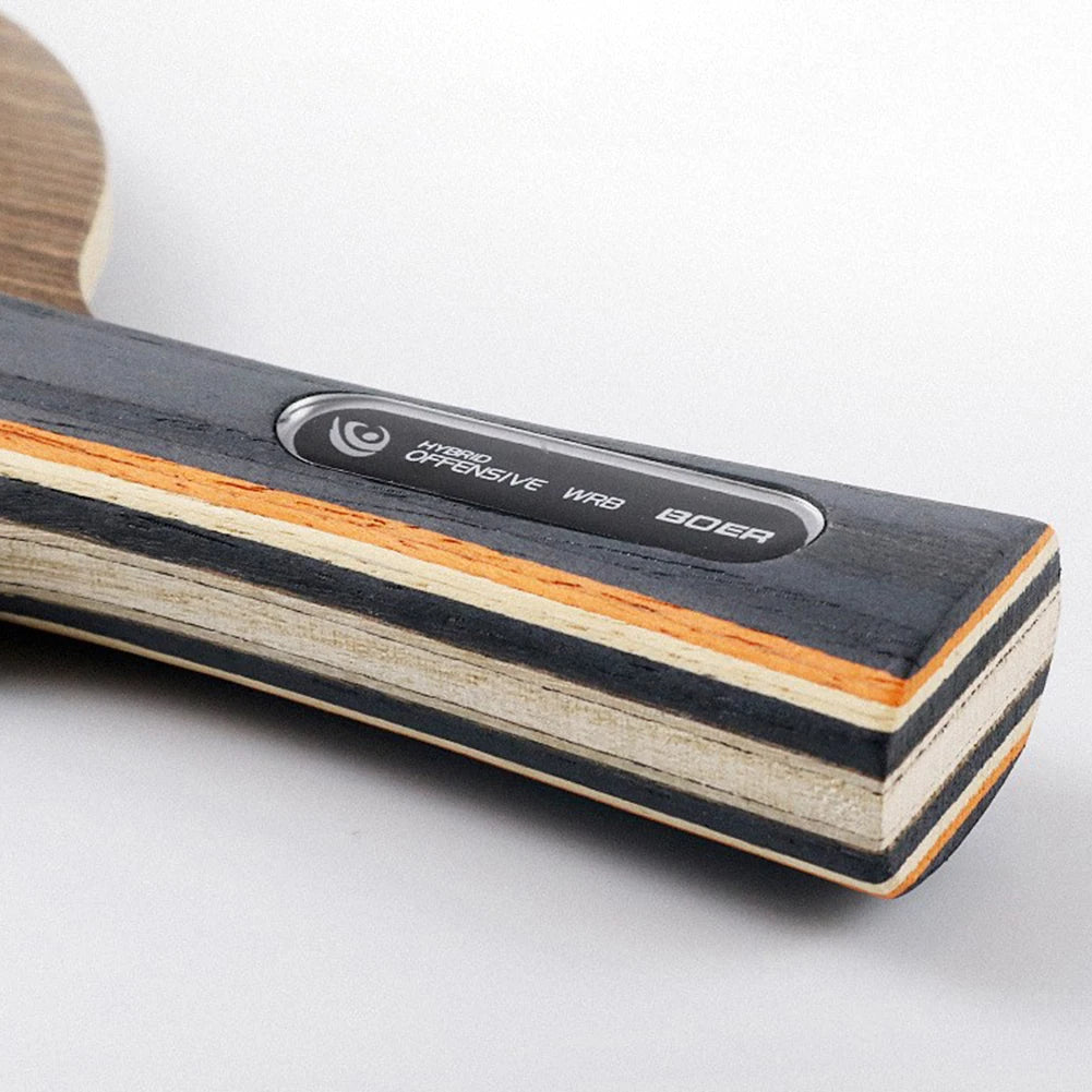 1PC Table Tennis Blade Ebony Dalbergia Pingpong Racket Bottom Plate 5-Ply 6.2mm Ping Pong Paddle Board Bat Racquet Long Handles