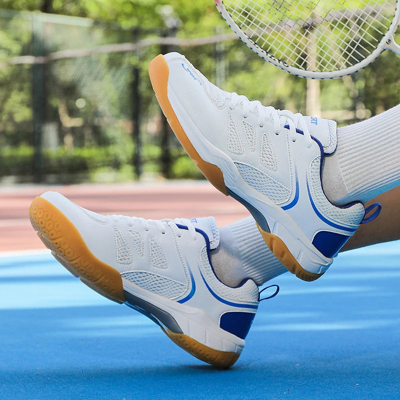 Badminton Shoes for Men and Women, Professional Sports Training Shoes, Shock-Absorbing Breathable Table Tennis Shoes, Tennis Shoes