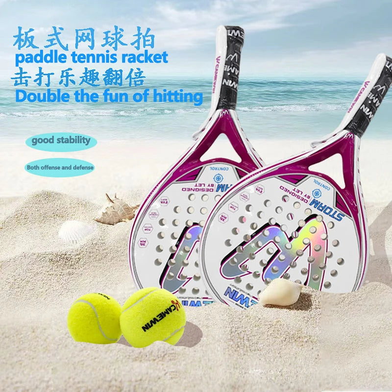 Padel racket Paddle racket Ladies only 50% carbon fiber 50% glass fiber Beach tennis racket Carbon fiber tennis racket The new