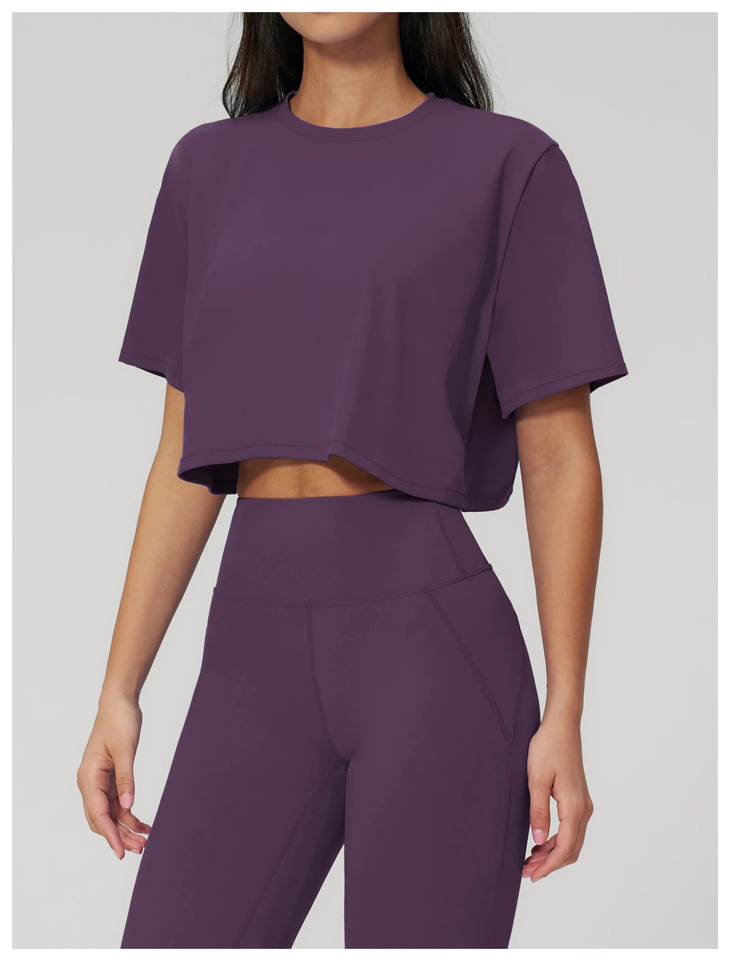 Yoga Tops Summer Sports Fitness Clothes Women's Short Sleeves Yoga Shirts Running Sports Gym Tops Loose Breathable Casual Tops