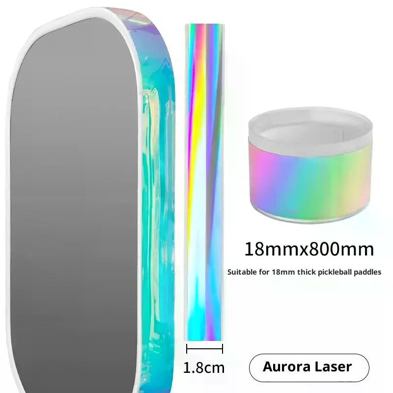 Pickleball Paddle Protection Tape-Paddle Head Edge Guard-Racket Edge Protection Tape-Fit Perfectly Curved Edge Tape
