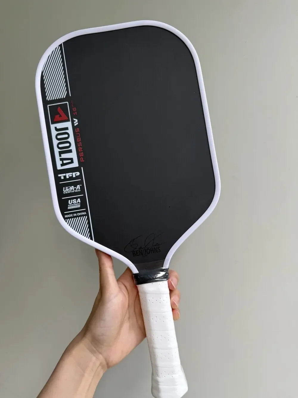 JOOLA BEN JOHNS PERSEUS PRO IV 16MM Pickleball Paddles T700 Carbon Fiber Increased Power Feel Fully Encased Sweet Spot