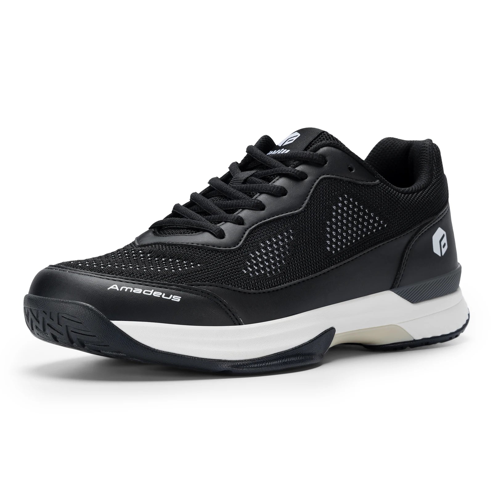 FitVille Men'S Tennis Shoes Wide Width 2E Professional Training Shoes Breathable Non-Slip For Racquet Sports With Arch Support