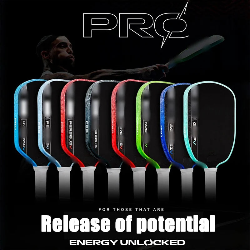 new Pro V pickleball paddle features optimized Tech Flex Power and Propulsion Core, delivering enhanced power, higher forgivenes
