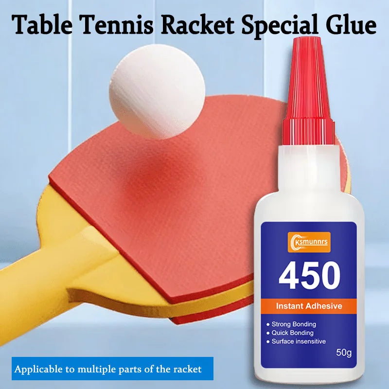 High-Quality Instant Adhesive for Table Tennis Rackets, Featuring Strong Properties And a Soft Texture, Ideal for Refurbishing A