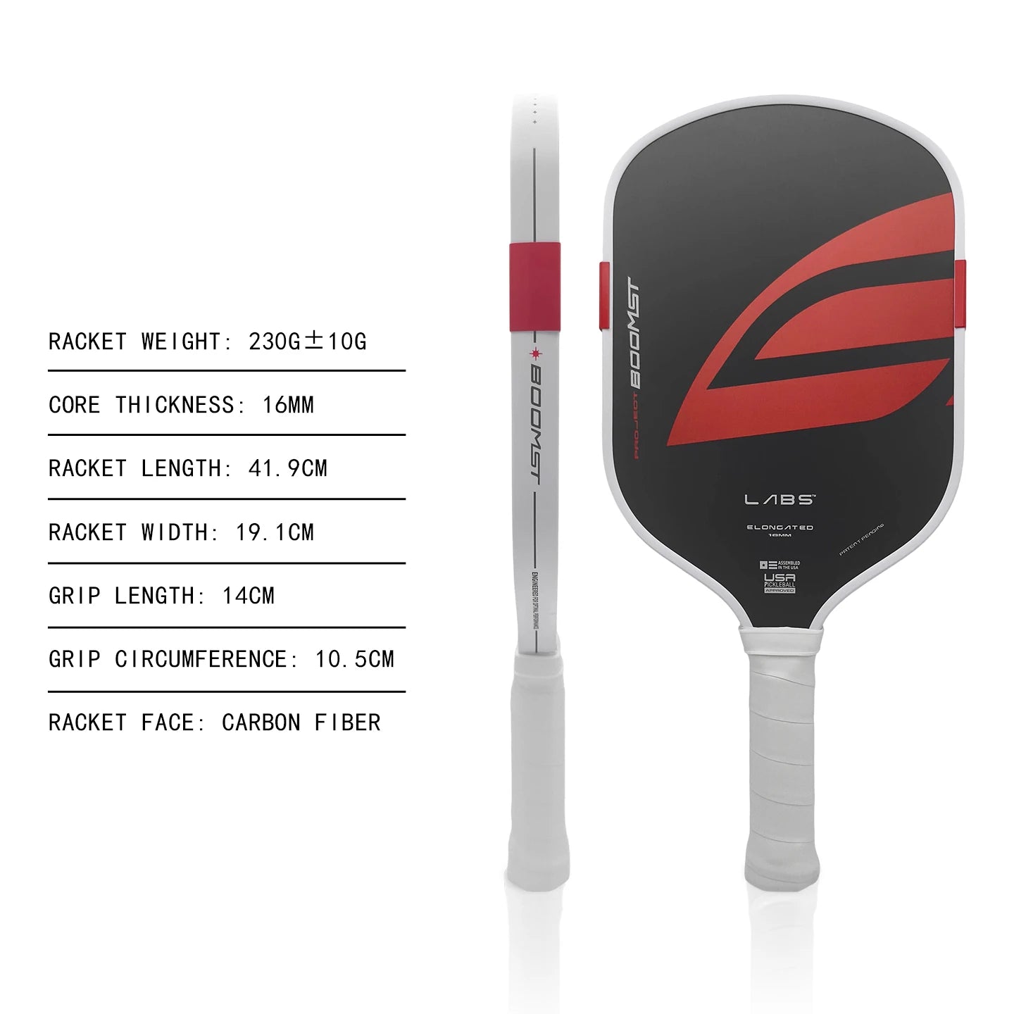 Boomstick  T700 Pickleball Paddle 16mm Thickness Pro EPP+EVA Foam TPU Edging Super Durable Training Custom LOGO Available
