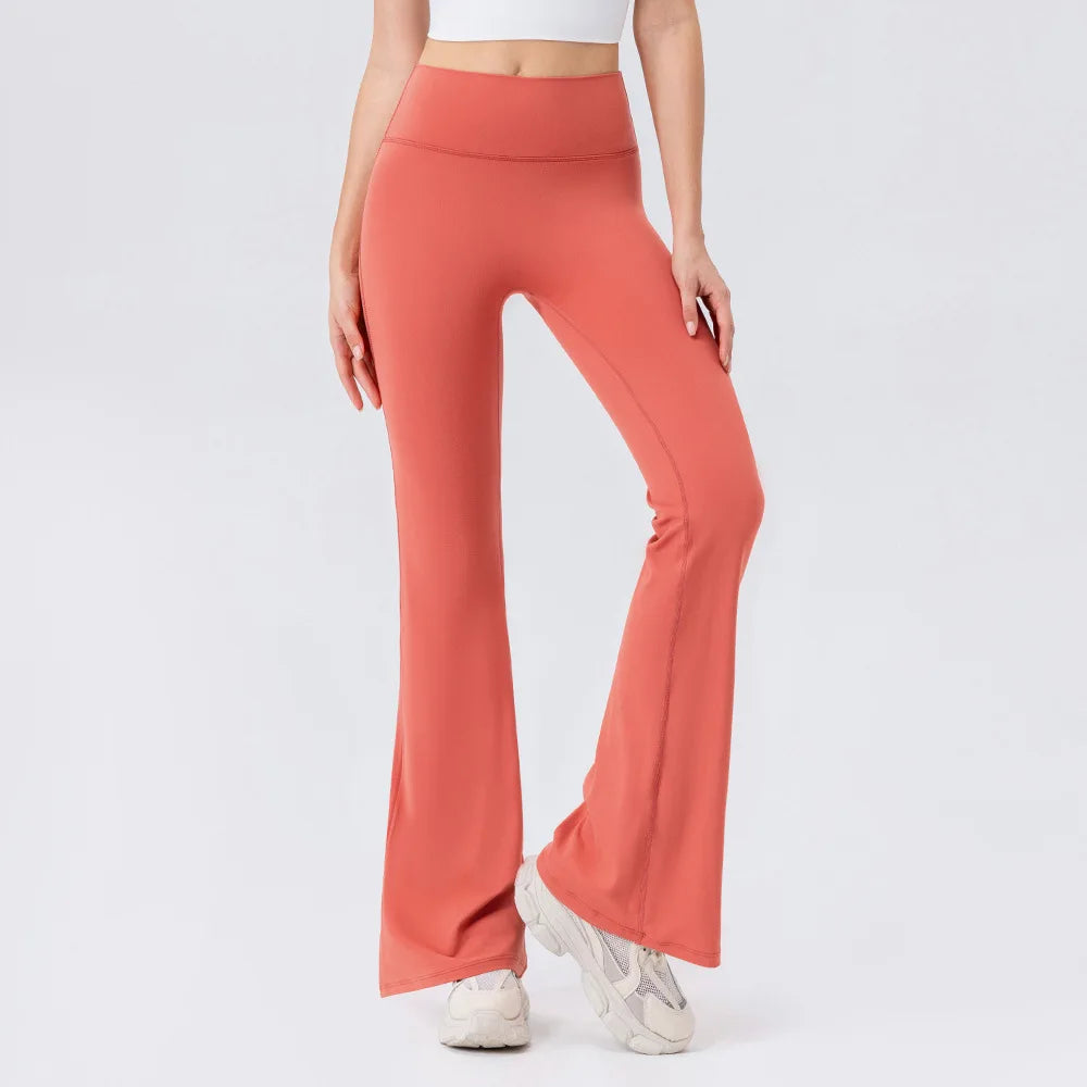 Yoga Pants Women High Waisted Yoga Pants with Pockets  Workout Flare Leggings Work Dress Pants Sports running fitness pants