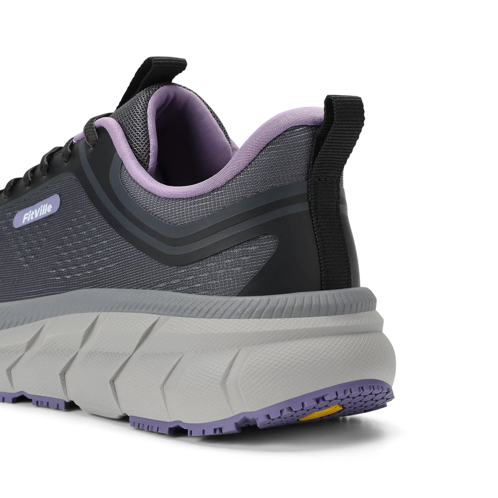 Fittington Women's Sports Shoes Wide Women Sneakers Non-Slip Tennis Walking Running Shoes For Women Swollen Feet Pain Relief