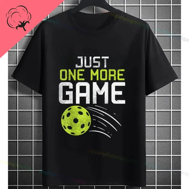 Pickleball Graphic T-Shirt – "It Was in" Funny Design Casual 100% Cotton Short-sleeve Fashion Sporty Style Tee Perfect for Gift