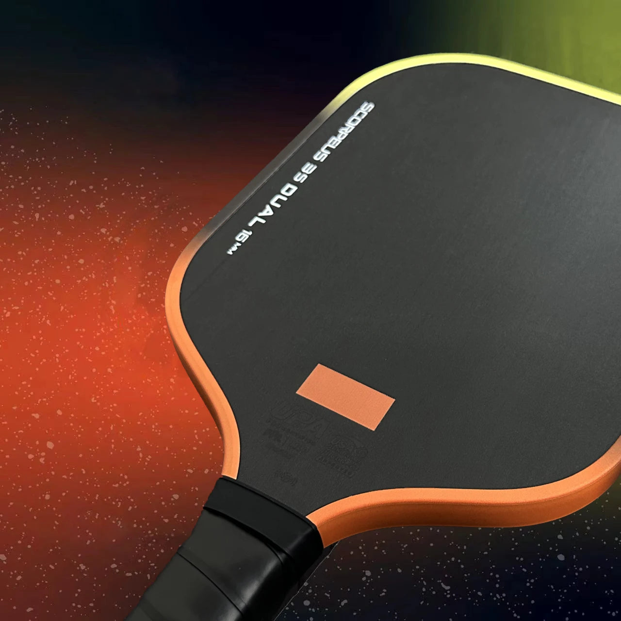 Scorpeus 3S DUAL Professional Pickleball Paddle with Original Carbon Fiber Surface Wide Body Design Limited Color T700 Matte Fin