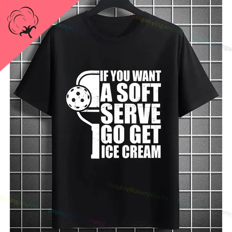 Pickleball Graphic T-Shirt – "It Was in" Funny Design Casual 100% Cotton Short-sleeve Fashion Sporty Style Tee Perfect for Gift