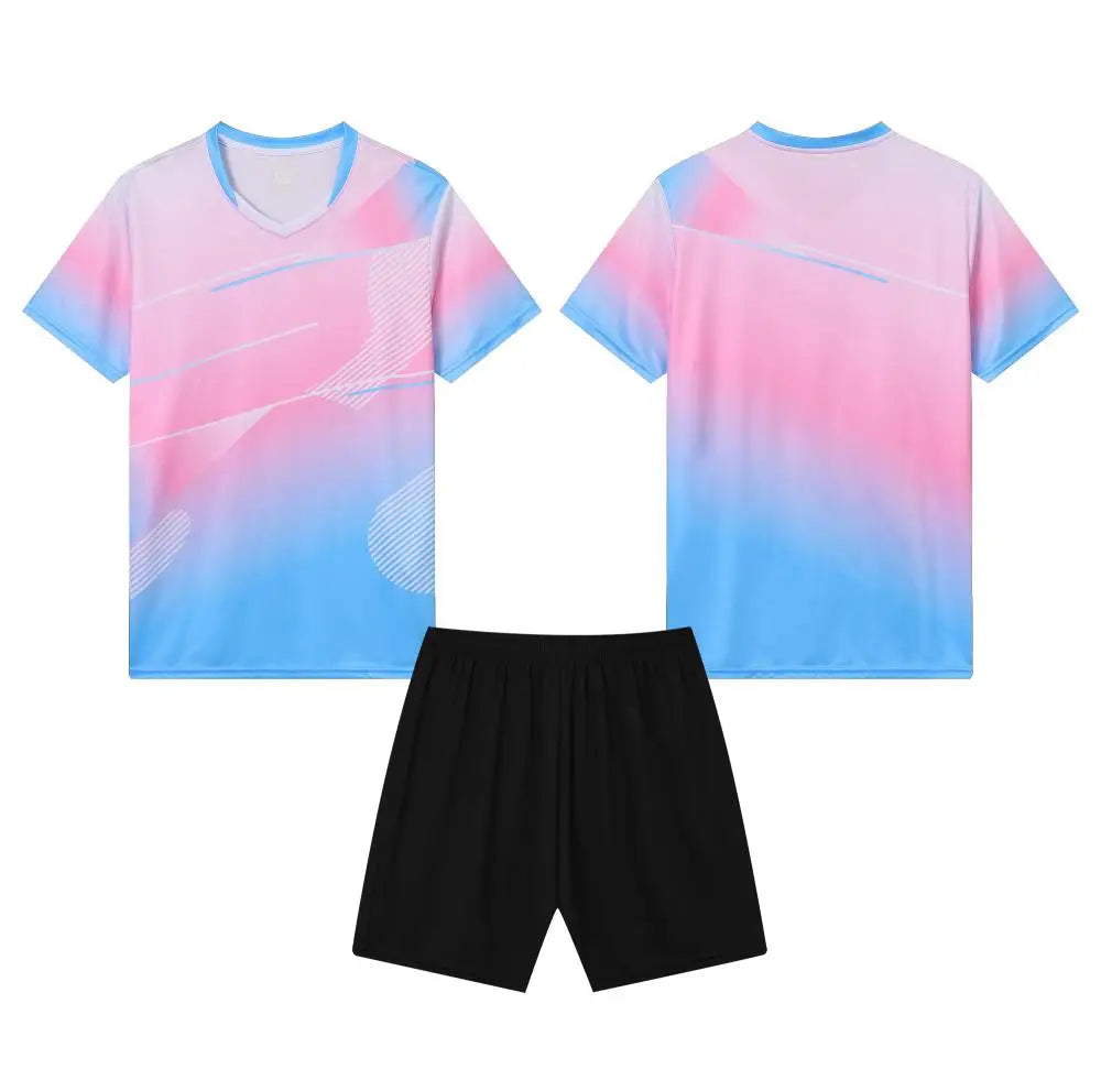 Men's Women Badminton Tennis Competition  Kids Tshirts for Boys Table Tennis Shirt Girls Ping Pong Jerseys Gym Sports Shirt