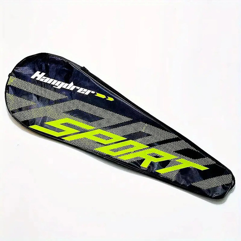 1 Set (2 Rackets + 3 Nylon Badminton Shuttlecocks + 1 Storage Bag) 205 Black Gold Split Badminton Racket, Lightweight and Durable, Sports Nylon Mesh Iron Alloy Split Double Racket