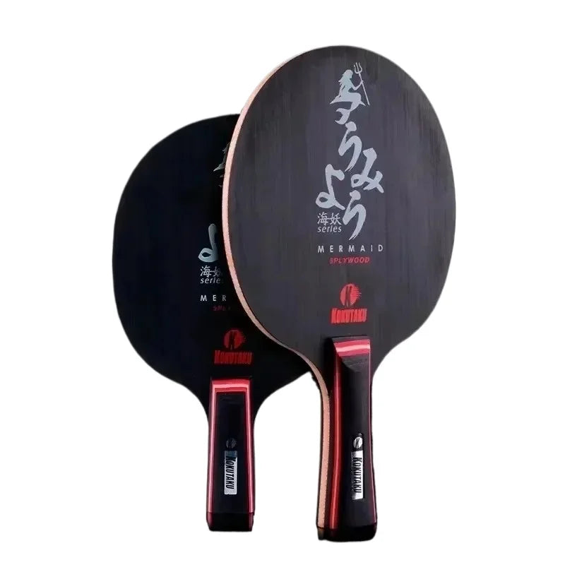 Table Tennis Blade Racket Pure Black Carbon Wood Allround  Integrated Molding Pingpong Base Board for Attack  for Player Train