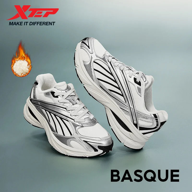 Xtep Little Basque Athletic Shoes Unisex  Summer Vintage Sports Shoes Comfortable Non-Slip Durability Sneakers 876319320003
