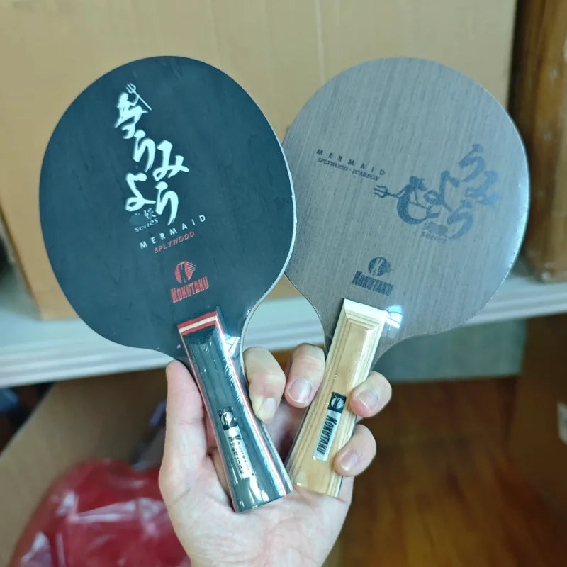 Table Tennis Blade Racket Pure Black Carbon Wood Allround  Integrated Molding Pingpong Base Board for Attack  for Player Train