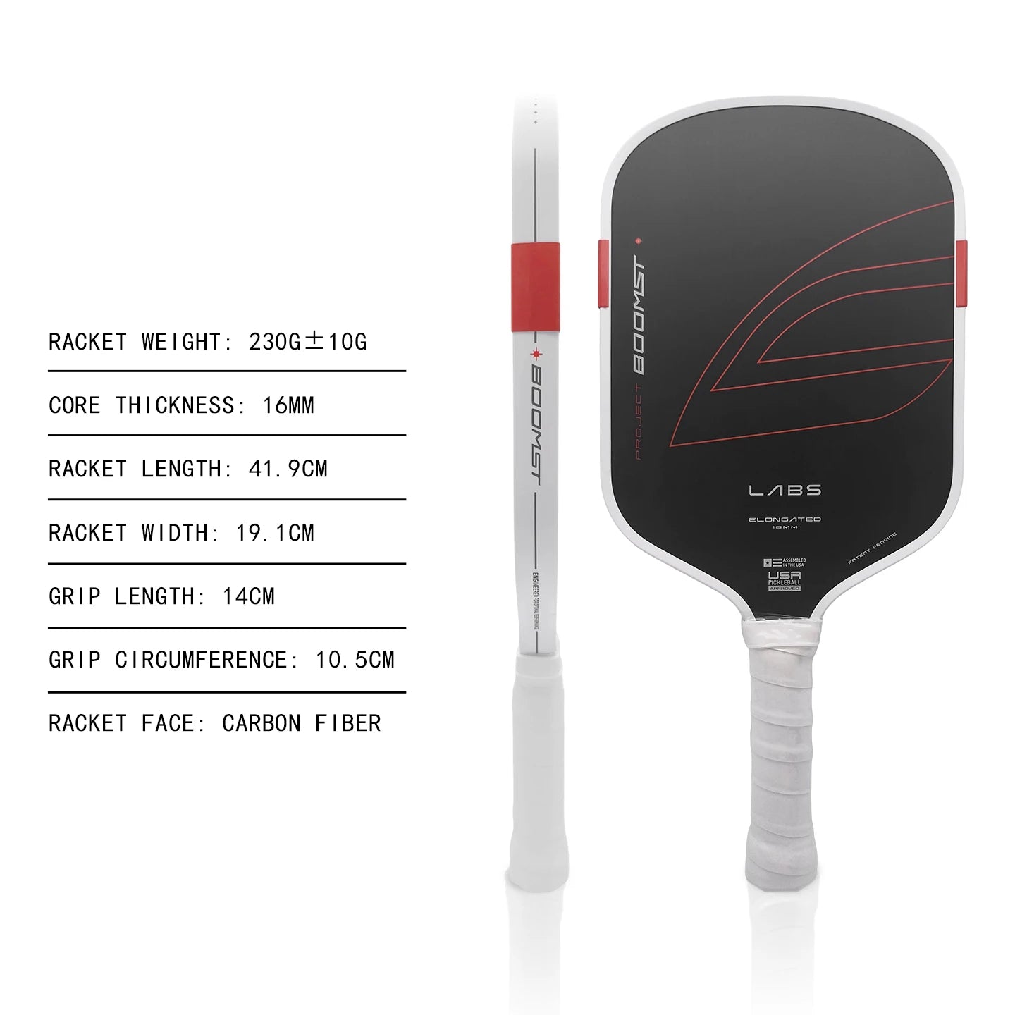 Boomstick  T700 Pickleball Paddle 16mm Thickness Pro EPP+EVA Foam TPU Edging Super Durable Training Custom LOGO Available