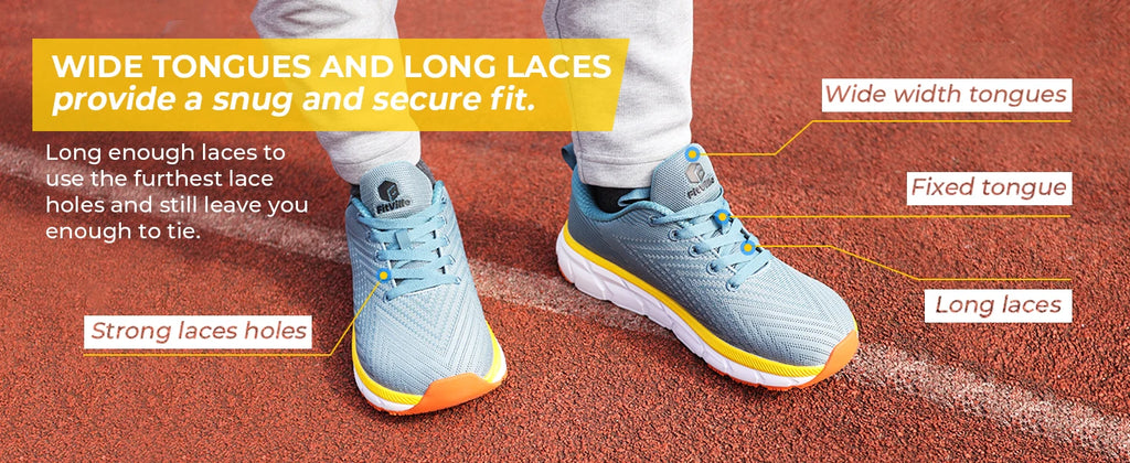 FitVille Men'S Shoes Wide Toe Box Cushioned Extra Wide Width Non Slip Running Shoe Comfortable Lightweight Sneakers For Fat Feet
