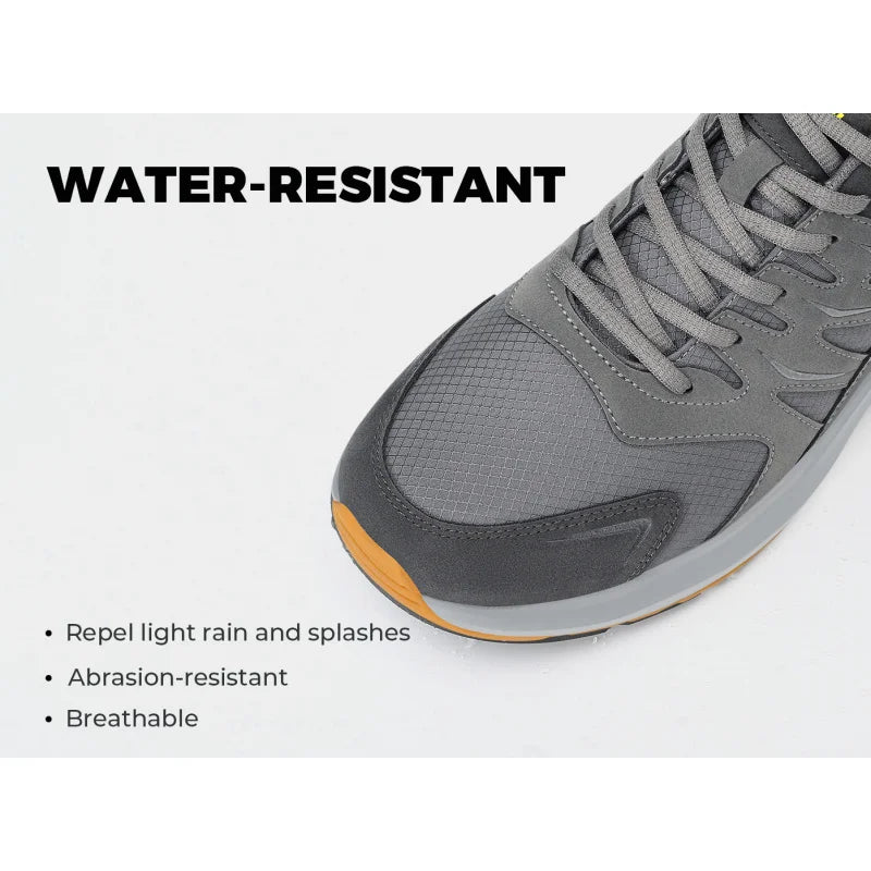 FitVille Extra Wide Sneakers For Men Hiking Walking Shoes Wide Toe Box Lightweight Running Shoe For Flat Feet With Arch Support