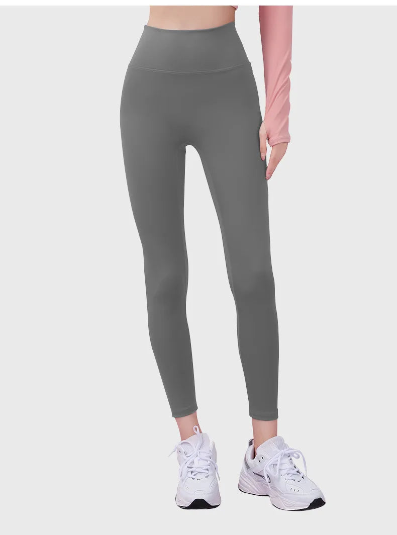 Yoga Pants For Women Elastic High Waist Cross Back Seamless Leggings Hip Lift Gym Tight Sportswear Fitness Sports Leggings