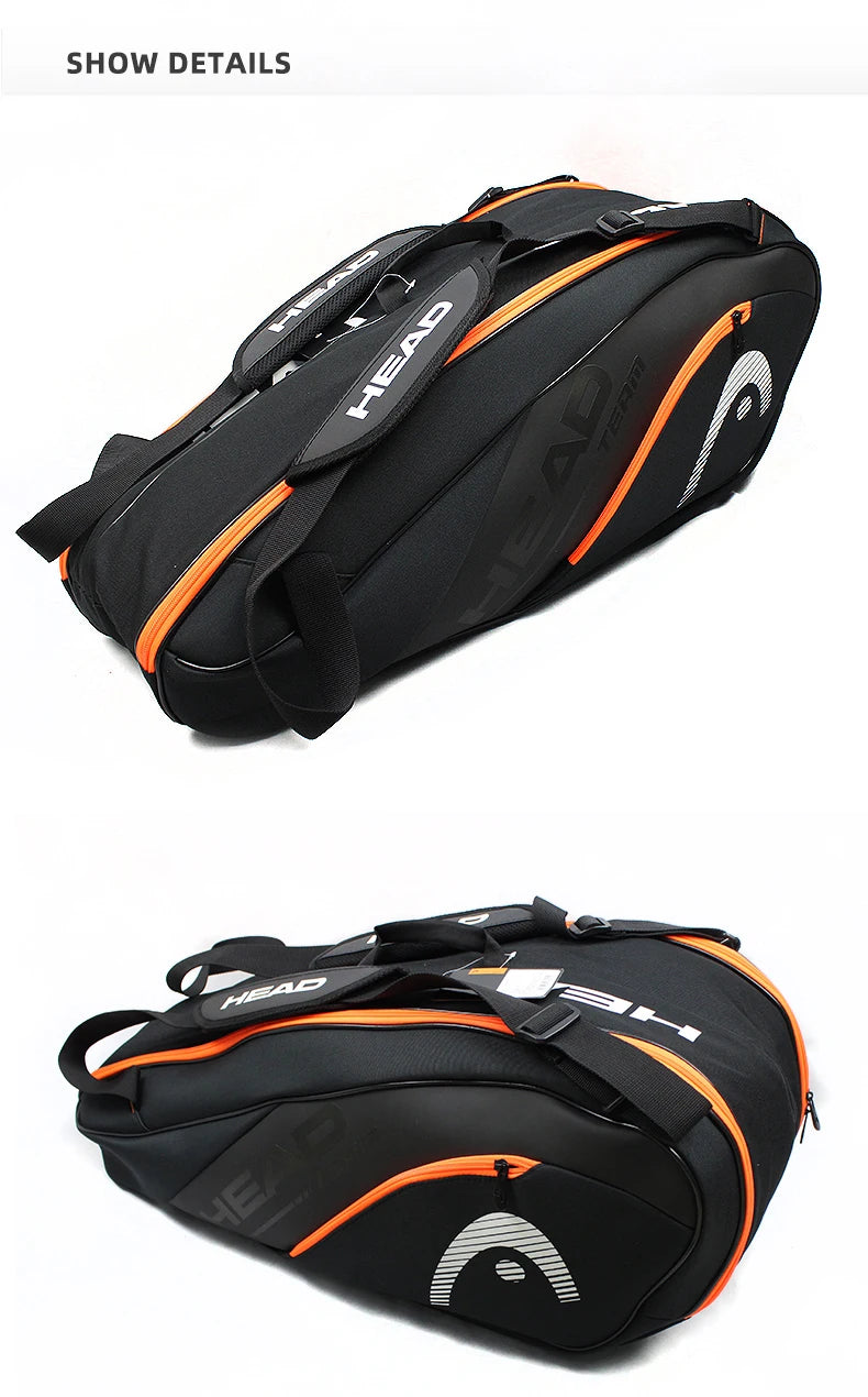 HEAD 6-9 tennis bag Single/double shoulder hard shell individual shoe bin insulation bag
