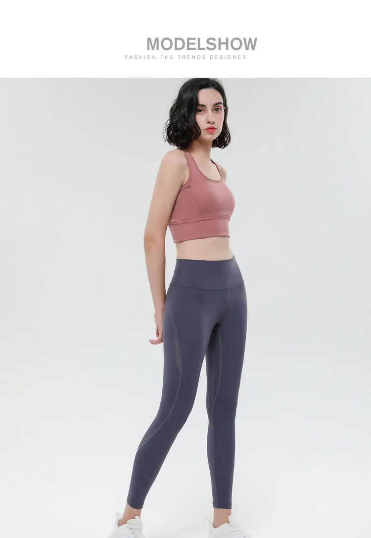 Yoga Pants Push-up Yoga Leggings Women Workout Gym Tights Sexy Sports High Waisted Hollowed out Quick Drying Women Workout Pants