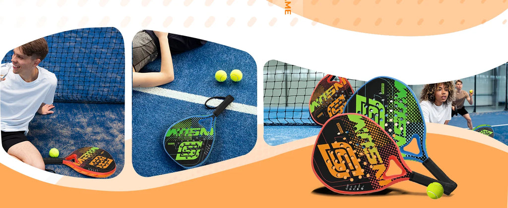 INSUM Padel Racket Lightweight Padel Tennis Racquets With Diamond Shape & Anti-Vibration System Suitable For Beginner To Advance