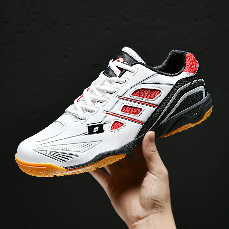 2025 Hook Loop Professional Table Tennis Shoes Men Women Top Quality Badminton Shoe Outdoor Gym Tennis Trainers
