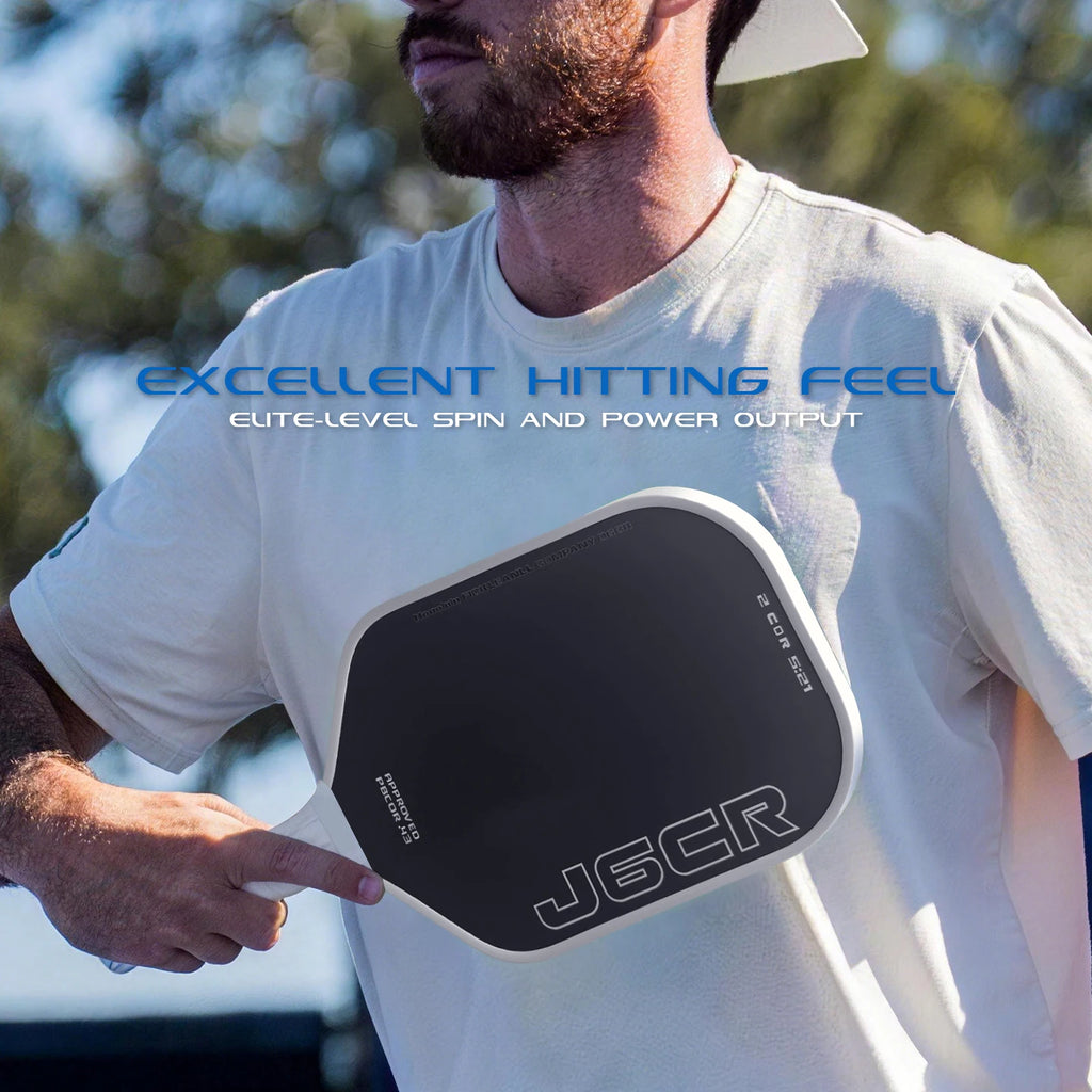 HONOLULU J6CR Pickleball Paddle Power Hot Pressed Featuring Dynamic PowerFlex Foam Core CFC Carbon Fiber Pickleball Paddle