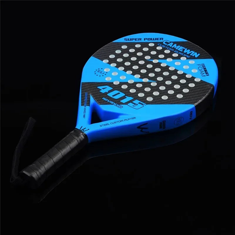 NEW Competition Padel Racket - 3K Carbon Fiber & EVA Core, Ultra-Light Design with Anti-Slip Grip and Waterproof Case