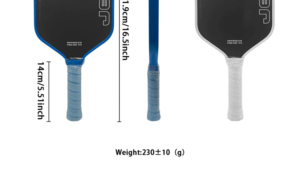 HONOLULU J6CR Pickleball Paddle Power Hot Pressed Featuring Dynamic PowerFlex Foam Core CFC Carbon Fiber Pickleball Paddle