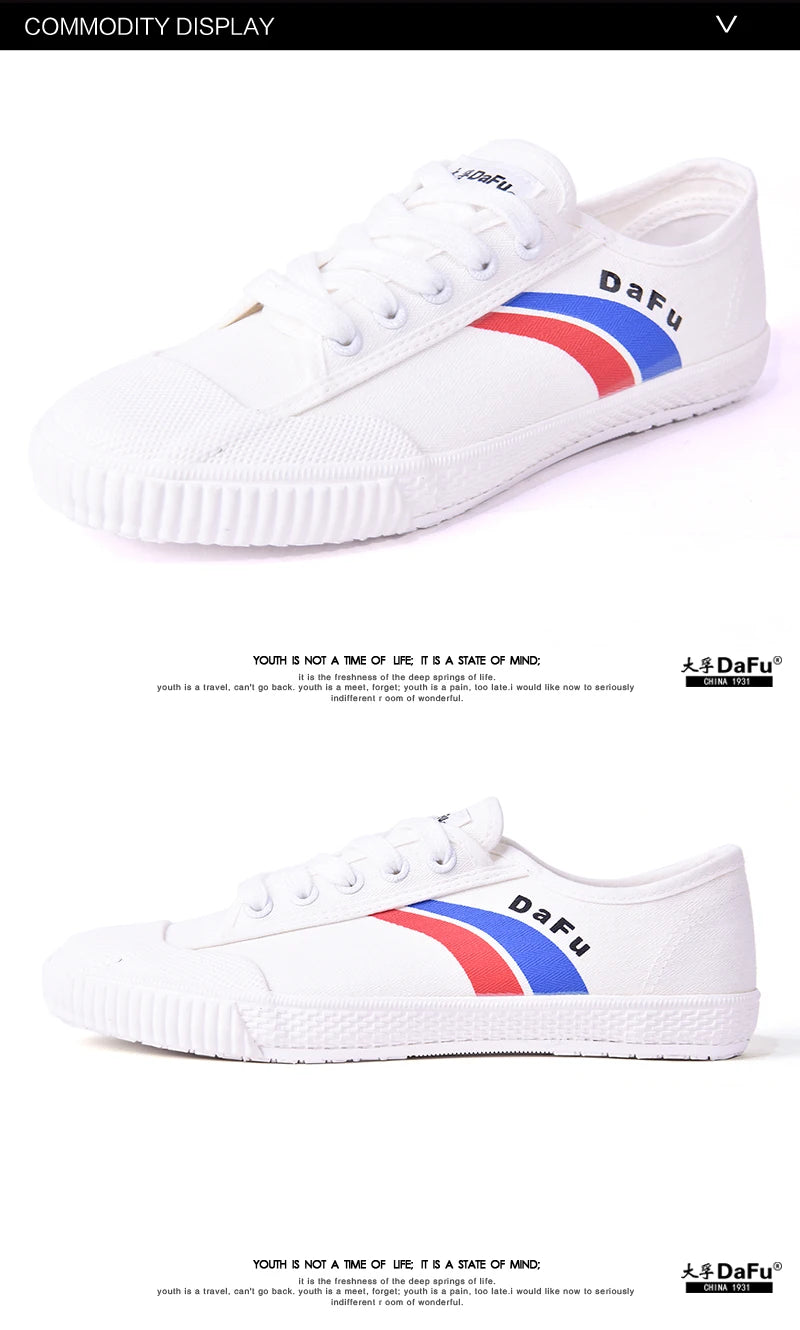 DaFu Shoes Improved Classical Sneakers Martial Arts All Balck Shoes