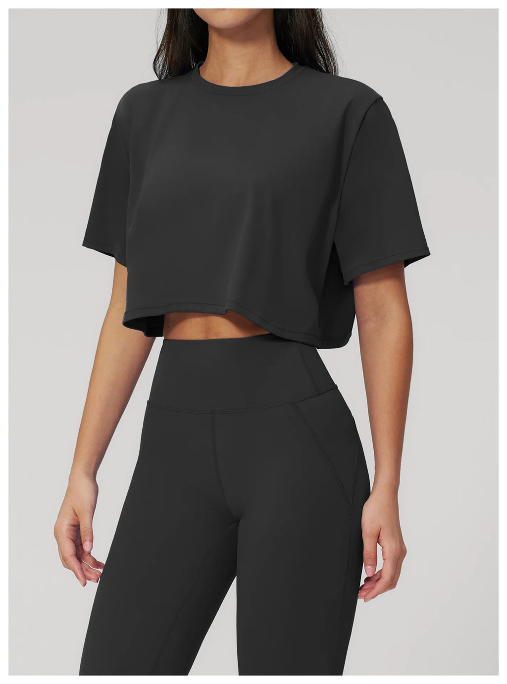 Yoga Tops Summer Sports Fitness Clothes Women's Short Sleeves Yoga Shirts Running Sports Gym Tops Loose Breathable Casual Tops