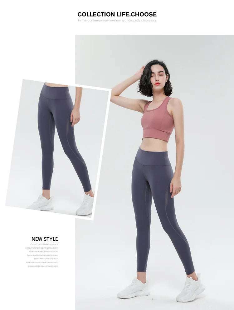 Yoga Pants Push-up Yoga Leggings Women Workout Gym Tights Sexy Sports High Waisted Hollowed out Quick Drying Women Workout Pants